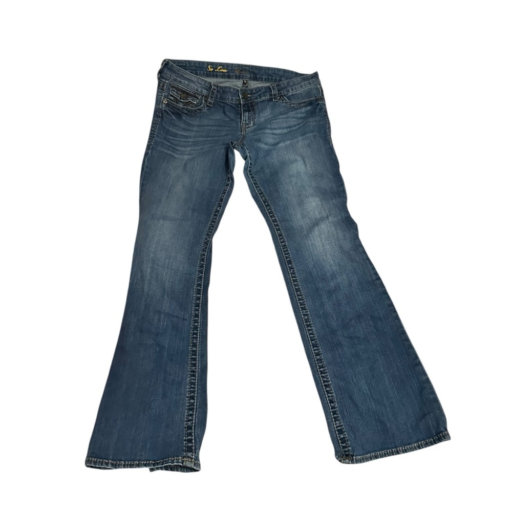 Lowrise Bootcut Blue Denim Women's Jeans